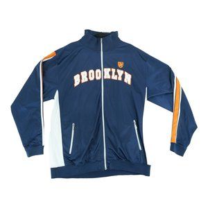 BROOKLYN XPRESS JACKET  Adult XXXL NAVY COLOR/STRIPED ARMS‎